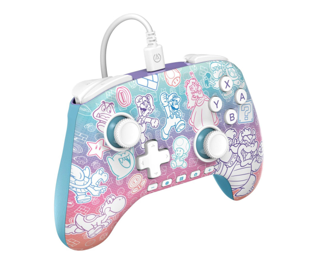 PowerA SWITCH2 Pad przewodowy Advantage Mushroom Kingdom - 1343602 - zdjęcie 6